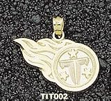 Tennessee Titans Fireball Logo 5/8" 10K Charm/Pendant