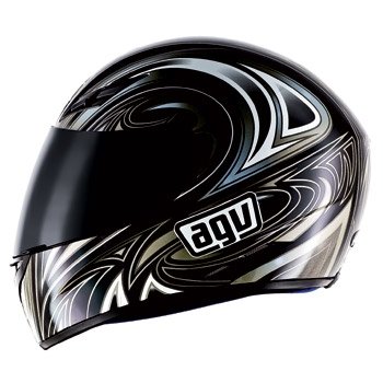 AGV K3 Basic Evil blacksilvergunmetal S (5556)