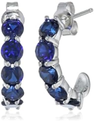 Sterling Silver 4mm Earrings (3.00cttw)