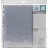 We R Memory Keepers 12 x 12 inch 3-Ring Album Page Protectors, 10 PK
