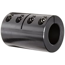 Ruland One-Piece Clamping Rigid Coupling , Black Oxide Steel