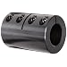 Ruland One-Piece Clamping Rigid Coupling , Black Oxide Steel