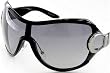 New CHRISTIAN DIOR STRONGER 2 STRONGER2 D28VK SUNGLASSES GRAY SHADED WATER LENS & Shiny Black Frame Size 99-06-110