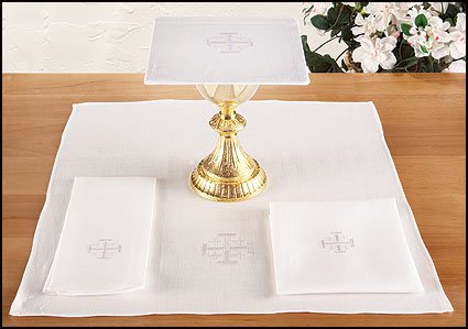 100% Linen Altar Linens Set