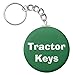A&T Designs Tractor Keys 2.25â€ Keychain Farm Trailer