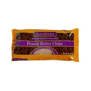 Sunspire Peanut Butter Baking Chips, 10-Ounce (Pack of 12) by Sunspire