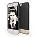 iPhone 6 Plus Case, Maxboost [Vibrance Series] For Apple iPhone 6 Plus Case (5.5) (2014) Protective Hard Cover- Black/Champagne Gold