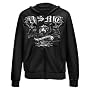 BLACK INK USMC RAGING SKULLS ZIPPER HOODIE