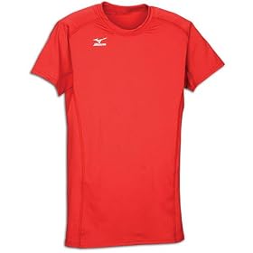 Mizuno Techno Volley Short Sleeve Jersey – Women’s ( sz. L, Cardinal )