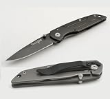 Yes4All Black Folding Pocket Liner Lock Knife for Camping and Hunting Model MH-K547 - ²H3USZ