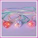 12 LED Flashing Heart Diva Necklaces Image
