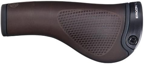 Ergon GP1 BioLeder Grips, Brown by Ergon