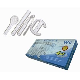 Sport Kit for Wii (Baseball Racquet Golf Club Racing Grip) by G6 Solutions