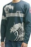(スイキョウ)粋狂 2009プリント長袖Tシャツ「北斎漫画 蛸と女」