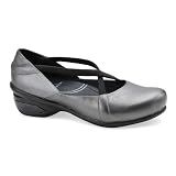 Dansko Women's Avery Flat,Nickel Metallic,39 EU / 8.5-9 B(M) US