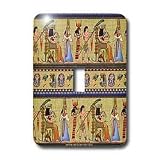 Lee Hiller Designs General Themes - Egyptian Hieroglyphics - Light Switch Covers - single toggle switch