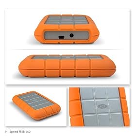 LaCie Rugged All-Terrain Hard Drive - Disque Dur Externe 2,5 pouces  - 160 Go