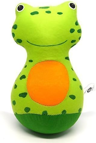 Funny Frog Jingle Tumbler Plush Animal Doll Toy