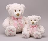 18 Bailey the Swirly Fur Baby Welcome Bear- Pink