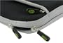 MSI Wind U120-020US 10-Inch Netbook Neoprene Sleeve Slip Case (Invisible Zipper Dual-Pocket - Black)