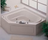 Jacuzzi K723969 Capella 55-Inch Bath with Integral Skirt, Oyster