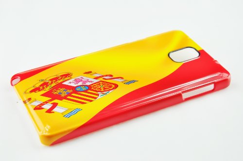 3D Samsung Galaxy Note 3 Spanien Spain Barcelona Fahne Flag Flagge Cover Case Hülle