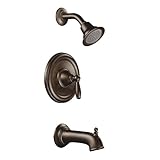 IMAGE OF Moen T2153ORB Brantford Posi-Temp Tub and Shower Trim Kit without Valve, Oil Rubbed Bronze