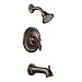 Moen T2153ORB Brantford Posi-Temp Tub and Shower Trim Kit without Valve, Oil Rubbed Bronze