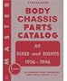 1936 1943 1944 1945 1946 STUDEBAKER Parts Book List