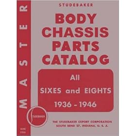 1936 1943 1944 1945 1946 STUDEBAKER Parts Book List