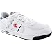 Wilson Men's Prostaff Classicesh Tennis Shoe,White Mesh/Navy/Red,11 M US