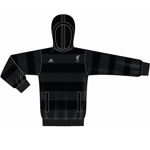 Adidas FC Liverpool Hooded Sweat 072955 schwarz *L