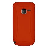 Amzer Silicone Skin Jelly Case for Nokia C3 - Orange