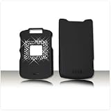 PCMICROSTORE Brand AT&T Cingular Motorola MOTORAZR Razr V3xx Snap-On Diamond Black Rubberize Texture Crystal Case Cover