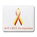 The HIV / HCV Co-Infection Awareness Ribbon Mouse Pad