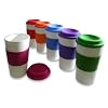 Set of 6 BPA-Free 16-Ounce Capacity Reusable To Go Travel Mugs (Classic)