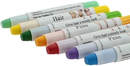 AWEN joyous Instantaneity Hair Chalk Pens Temporary Salon Hair Color Dye Touch-up (Emerald)