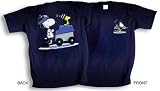  : Snoopy Woodstock Peanuts Ice Hockey Zamboni Tee Shirt Size ADULT XL Extra Large XL