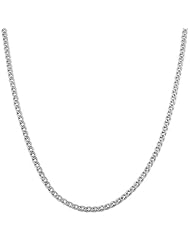 10 Karat White Gold 2.2-mm Lite Double Cable Link Chain (18 Inch)