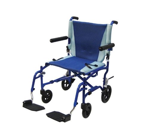 Drive Medical Transport Chair, Blue