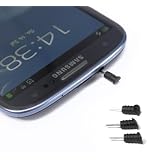 3x tomaxx Staub Schutz Kappen St�psel Kappe Farbe *schwarz* Wasserschutz Kappe f�r Kopfh�reranschluss Sony Xperia E, Samsung Galaxy S3 i9300, Samsung Galaxy S Duos S7562, Samsung Galaxy Note 2 N7100, Samsung Galaxy S3 Mini (I8190), Samsung Galaxy S3 LTE (I9305), Samsung Galaxy Music S6010 - Galaxy Music DUOS S6012, Asus PadFone 2, Samsung Ativ S, HTC Windows Phone 8S, HTC Windows Phone 8X, Nokia Lumia 620von "tomaxx"