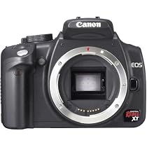 Canon Digital Rebel XT 8MP Digital SLR Camera (Body Only - Black)