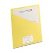 Smead Slash/Jacket, Letter, 11 Point, Yellow, 25 per Pack (75434)