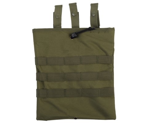 Military Airosft Molle Tactical Magazine DUMP Drop Pouch Bag Olive Drab