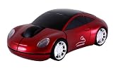 Motor Mouse Car Red Wireless USB Computer Mouse