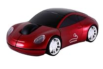 Motor Mouse Car Red Wireless USB Computer Mouse