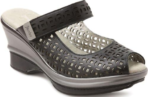 Jambu Women's Orion Open-Toe Pump,Black,11 M US
