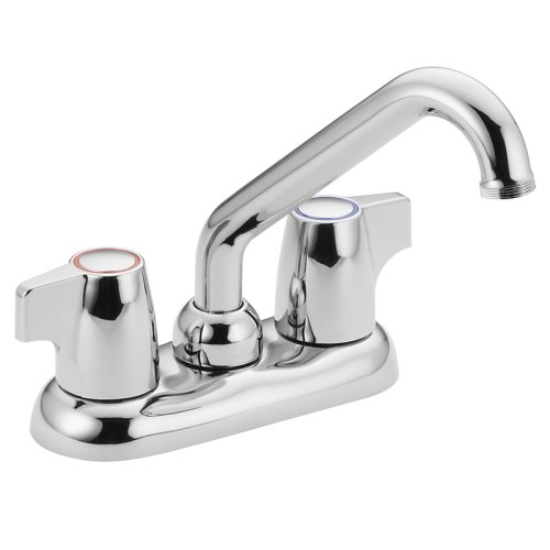 Moen 74998 Chateau Chrome two-handle low arc laundry faucet (Not CA / VT Compliant)