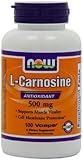 NOW Foods L-carnosine 500mg, 100 Vegetarian Capsules