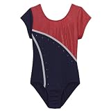 Girls' Freestyle Cap-Sleeve Leotard - Red